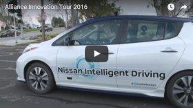 Video:  Renault-Nissan autonomous vehicles on public roads in California